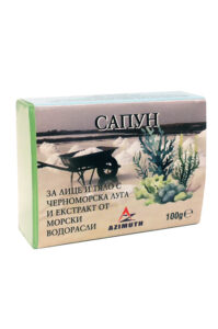 Natural soap for face and body with Black Sea lye and seaweed extract
